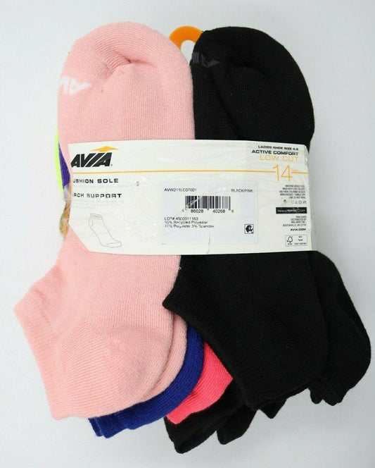 AVIA Black/Neon Socks