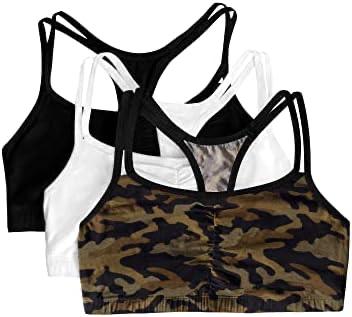 3 Piece Women’s  Strappy Racerback Bralettes