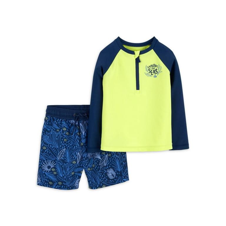 2 Piece Boys Rashguard Set