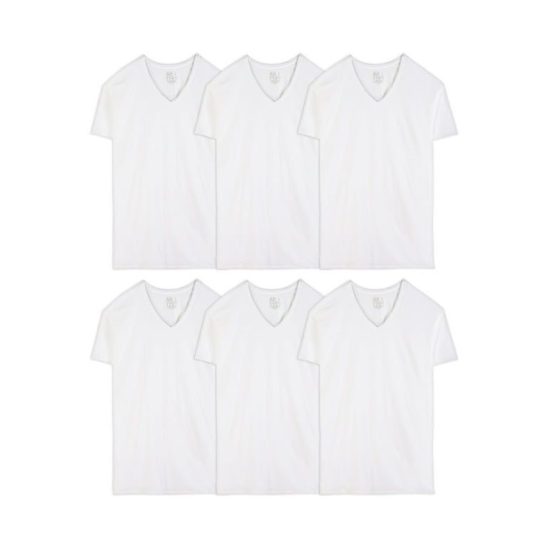 Men’s Fruit Of The Loom 6 Pack V Necks