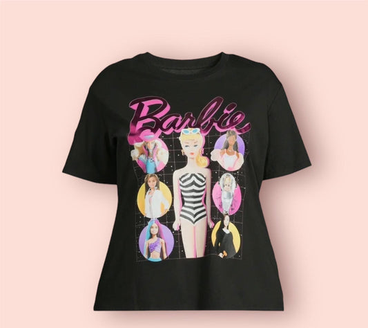 Barbie Black Girls Short Sleeve Shirt