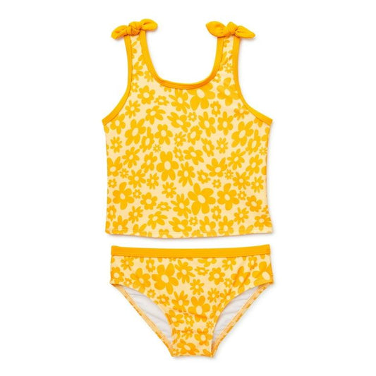 Wonder Nation Toddler Girl Takini Swimsuit