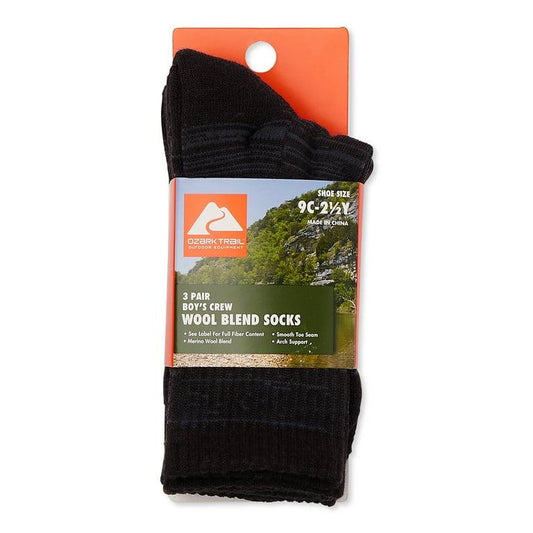 Men's Crew Wool Blend Socks