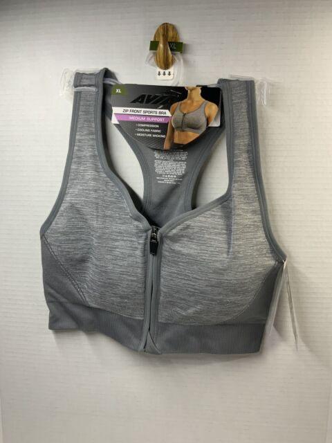 Zip Front Sports Bra