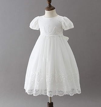 White Baby Christening Gown