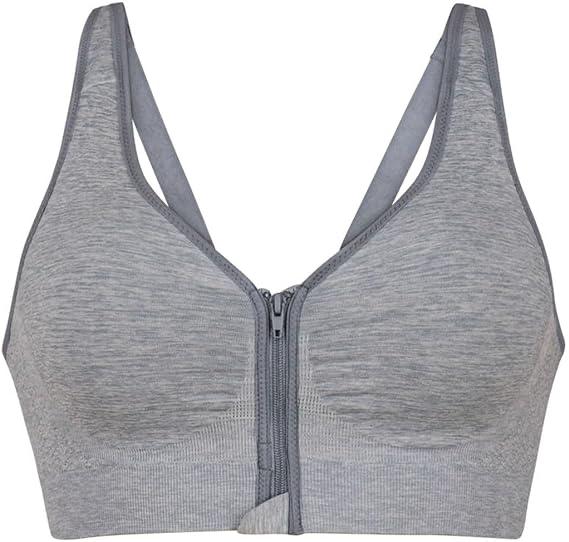 Zip Front Sports Bra